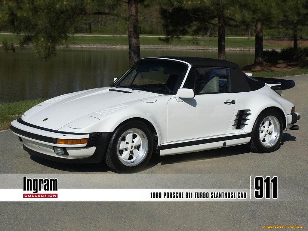 911turbo, slantnose, cabriolet, 1989year, , porsche